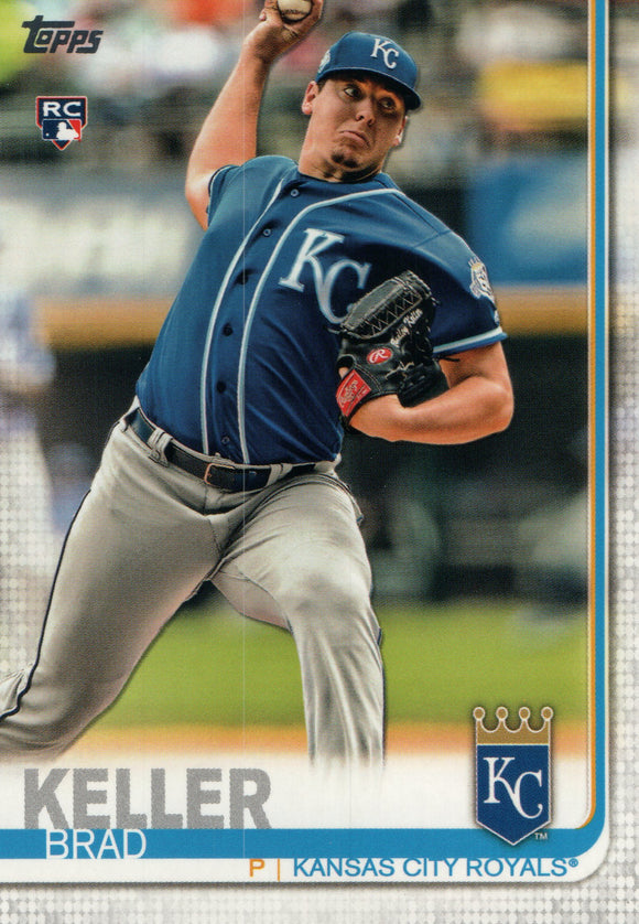 #270 Brad Keller Rookie Kansas City Royals 2019 Topps Series 1 Baseball Card EAF