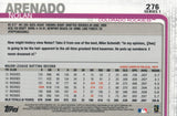 #276 Nolan Arenado Colorado Rockies 2019 Topps Series 1 Baseball Card EAF