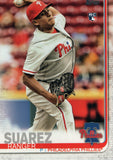#303 Ranger Suarez Rookie Philadelphia Phillies 2019 Topps Series 1 Baseball Card EAF