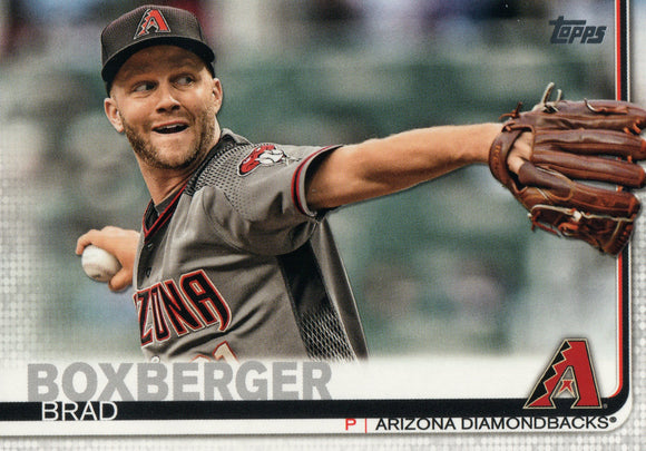 #305 Brad Boxberger Arizona Diamondbacks 2019 Topps Series 1 Baseball Card EAG