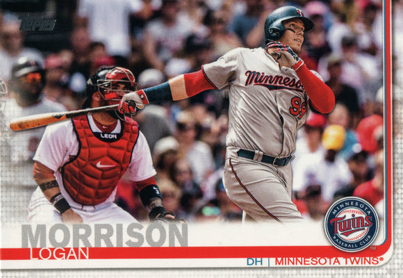 #324 Logan Morrison Minnesota Twins 2019 Topps Series 1 Baseball Card EAG