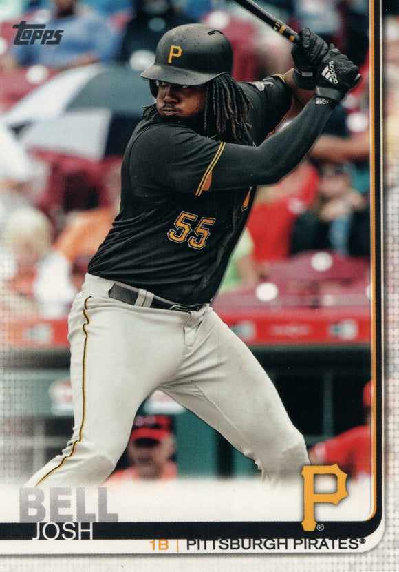 #208 Josh Bell Pittsburgh Pirates 2019 Topps Series 1 Baseball Card EAG