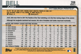 #208 Josh Bell Pittsburgh Pirates 2019 Topps Series 1 Baseball Card EAG