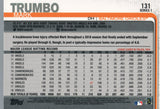#131 Mark Trumbo Baltimore Orioles 2019 Topps Series 1 Baseball Card EAG