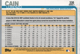 #330 Lorenzo Cain Milwaukee Brewers 2019 Topps Series 1 Baseball Card EAH