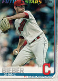 #271 Shane Bieber Future Stars Cleveland Indians 2019 Topps Series 1 Baseball Card EAH