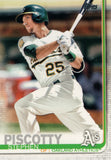 #66 Stephen Piscotty Oakland Athletics 2019 Topps Series 1 Baseball Card EAH