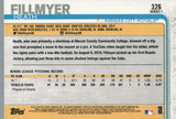#326 Heath Fillmyer Rookie Kansas City Royals 2019 Topps Series 1 Baseball Card EAH