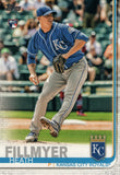 #326 Heath Fillmyer Rookie Kansas City Royals 2019 Topps Series 1 Baseball Card EAH