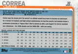 #32 Carlos Correa Houston Astros 2019 Topps Series 1 Baseball Card EAH