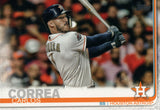 #32 Carlos Correa Houston Astros 2019 Topps Series 1 Baseball Card EAH