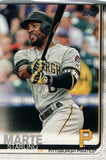 #523 Starling Marte Pittsburgh Pirates 2019 Topps Series 1 Baseball Card EAI