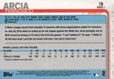 #78 Francisco Arcia Rookie Los Angeles Angels 2019 Topps Series 1 Baseball Card EAI