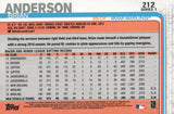 #212 Brian Anderson Miami Marlins 2019 Topps Series 1 Baseball Card EAI