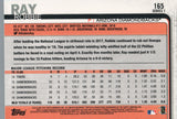 #165 Robbie Ray Arizona Diamondbacks 2019 Topps Series 1 Baseball Card EAI
