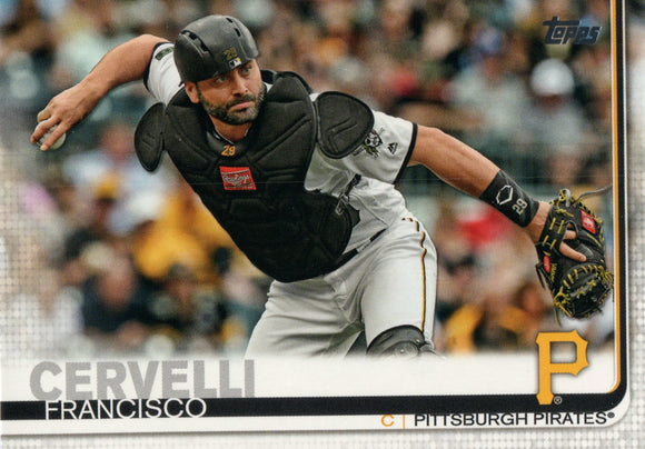 #274 Francisco Cervelli Pittsburgh Pirates 2019 Topps Series 1 Baseball Card EAI
