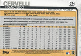 #274 Francisco Cervelli Pittsburgh Pirates 2019 Topps Series 1 Baseball Card EAI