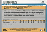 #94 Corbin Burnes Rookie Milwaukee Brewers 2019 Topps Series 1 Baseball Card EAJ