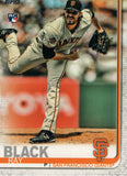 #333 Ray Black Rookie San Francisco Giants 2019 Topps Series 1 Baseball Card EAJ