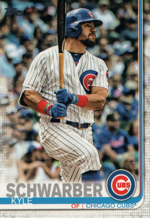 #349 Kyle Schwarber Chicago Cubs 2019 Topps Series 1 Baseball Card EAJ
