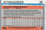 #349 Kyle Schwarber Chicago Cubs 2019 Topps Series 1 Baseball Card EAJ