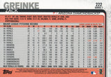 #222 Zack Greinke Arizona Diamondbacks 2019 Topps Series 1 Baseball Card EAJ