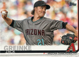#222 Zack Greinke Arizona Diamondbacks 2019 Topps Series 1 Baseball Card EAJ