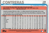 #119 Willson Contreras Chicago Cubs 2019 Topps Series 1 Baseball Card EAJ