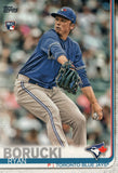 #246 Ryan Borukci Rookie Toronto Blue Jays 2019 Topps Series 1 Baseball Card EAJ