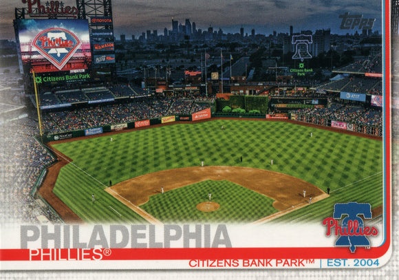 #187 Citizens Bank Park Philadelphia Phillies 2019 Topps Series 1 Baseball Card EAJ