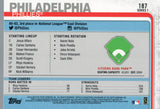 #187 Citizens Bank Park Philadelphia Phillies 2019 Topps Series 1 Baseball Card EAJ