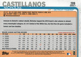 #209 Nicholas Castellanos Detroit Tigers 2019 Topps Series 1 Baseball Card EAJ