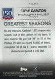 #150-115 Steve Carlton Greatest Seasons Philadelphia Phillies 2019 Topps Series 1 Baseball Card EAJ