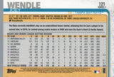 #121 Joey Wendle Tampa Bay Rays 2019 Topps Series 1 Baseball Card EAK
