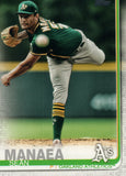 #103 Sean Manaea Oakland Athletics 2019 Topps Series 1 Baseball Card EAK