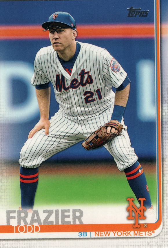 #205 Todd Frazier New York Mets 2019 Topps Series 1 Baseball Card EAK