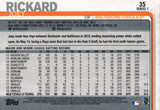 #35 Joey Rickard Baltimore Orioles 2019 Topps Series 1 Baseball Card EAK