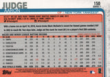 #150 Aaron Judge New York Yankees 2019 Topps Series 1 Baseball Card EAL