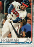 #183 Freddie Freeman Atlanta Braves 2019 Topps Series 1 Baseball Card EAL