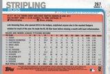 #267 Ross Stripling Los Angeles Dodgers 2019 Topps Series 1 Baseball Card EAL