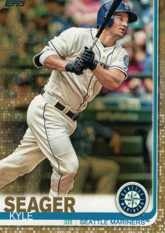 #232 Kyle Seager 0827/2019 Gold Seattle Mariners 2019 Topps Series 1 Baseball Card EAL