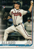 #38 Kolby Allard Rookie Atlanta Braves 2019 Topps Series 1 Baseball Card EAL