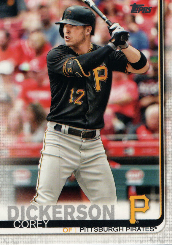 #89 Corey Dickerson Pittsburgh Pirates 2019 Topps Series 1 Baseball Card EAL