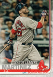 #23 J.D. Martinez League Leaders Boston Red Sox 2019 Topps Series 1 Baseball Card EAL