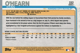 #332 Ryan O'Hearn Rookie Trophy Kansas City Royals 2019 Topps Series 1 Baseball Card EAM