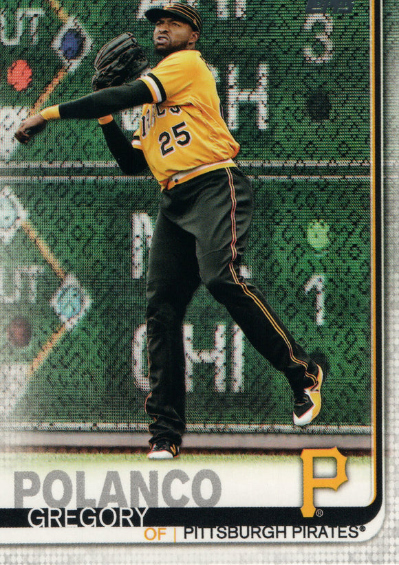 #198 Gregory Polanco Pittsburgh Pirates 2019 Topps Series 1 Baseball Card EAM