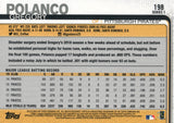 #198 Gregory Polanco Pittsburgh Pirates 2019 Topps Series 1 Baseball Card EAM