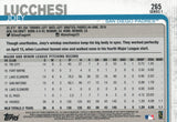 #264 Joey Lucchesi Future Stars San Diego Padres 2019 Topps Series 1 Baseball Card EAM