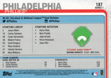 #187 Citizens Bank Park Philadelphia Phillies 2019 Topps Series 1 Baseball Card EAM