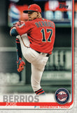 #302 Jose Berrios Minnesota Twins 2019 Topps Series 1 Baseball Card EAM